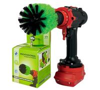 Kornely™Cepillo Premium para Taladro, Medianamente Rígido, Verde, 8.5cm. Limpiador Profesional de Alta Potencia. No Raya las Superficies. Para Cocina, Estufa y Horno, Encimeras y Ollas Sucias Limpieza