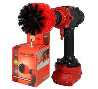 Kornely™Cepillo Premium para Taladro, Rígido, Rojo,8.5cm. Limpiador Profesional de Alta Potencia. No Raya las Superficies. Para Garaje, Ladrillos,Baldosas, Piedra,Chimenea y Limpieza de Rines de Autos