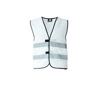 Korntex, Chaleco funcional, Blanco, Talla L