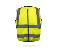 Korntex Hi-Vis KXMOTOGXL - Chaleco de Seguridad para Motociclistas, Color Amarillo señal XL