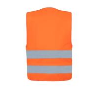 Korntex Kwo100s - Chaleco Reflectante Unisex para niños, Color Naranja, Talla S EU
