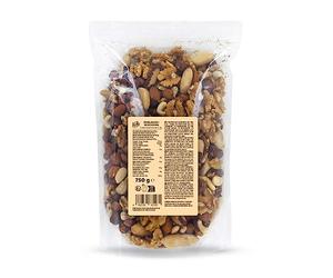 KoRo - mezcla de nueces 1 kg - 100% natural Nueces preciosas sin sal - mezcla de almendras, nueces de Brasil, anacardos, nueces, avellanas