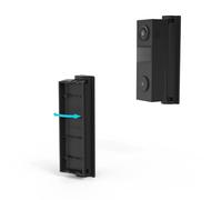 Koroao Soporte ajustable de 0 a 45 grados en ángulo izquierdo y derecho compatible con Tapo 2K inalámbrico Smart Video Doorbell (D205) Kit de cuña de montaje para puerta de cámara (negro)