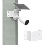 Koroao Soporte de montaje de esquina compatible con TP-Link Tapo C660 C615F C645D C402 C403 C460 C425 C630 C411 C610 TC82 TC90 TC85 KIT cámaras solares y C545d, cámara de panel solar Tapo A201 (blanco