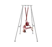 KOROBIE Soporte de Columpio de Yoga aéreo 551 lbs Marco de Acero portátil con cojinete de Carga con Tejido tretch for Interiores y Exteriores Utilizado en Varios escenarios de Uso.