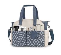 Korolev Bolsa de enfermera para el trabajo, Azul y blanco, Large