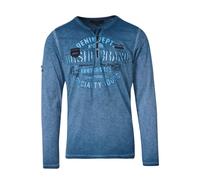 KOROSHI Camiseta añil / azul claro XXL añil / azul claro