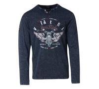 KOROSHI Camiseta azul oscuro / rojo oscuro / blanco XXL azul oscuro / rojo oscuro / blanco