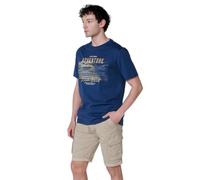 KOROSHI Camiseta azul / amarillo L azul / amarillo