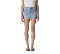 Koroshi Falda Pantalón Mujer Vaquera Corta Azul Claro