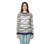 Koroshi Jersey Mujer Tricot Rayas Hilo Metálico Multicolor