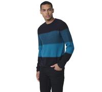 Koroshi Jersey Punto Tricot Hombre Cuello Redondo, Color Petroleo/Dark Green, Talla S