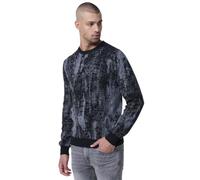 Koroshi Jersey Punto Tricot Jaspeado Hombre, de Color Black, Talla S