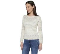 Koroshi Jersey Punto Tricot Jaspeado Mujer Crudo