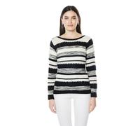Koroshi Jersey Punto Tricot Pointelle Mujer, de Color Black, Talla S