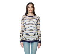 Koroshi Jersey Punto Tricot Rayas Mujer, de Color Multicolor/Multi-Coloured, Talla M
