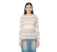 Koroshi Jersey Punto Tricot Rayas Mujer, de Color Multicolor/Multi-Coloured, Talla S