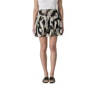 Koroshi Pantalón Corto Mujer Fluido Estampado con Tachas Multicolor, de Color Multicolor/Multi-Coloured, Talla 44