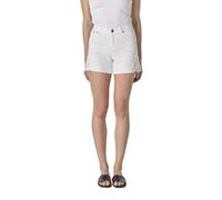 Koroshi Pantalón Corto Mujer Vaquero Blonda Blanco