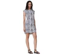Koroshi Vestido Corto con Estampado Ikat para Mujer, de Color Black, Talla M