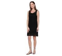 Koroshi Vestido Corto de Tirantes con Tela Tricot con Forro de Color Negro para Mujer | Moda Actual, de Color Negro, Talla S