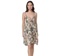 Koroshi Vestido Corto Fluido para Mujer con Tirantes Regulables y Estampado Floral, de Color Multicolor/Multi-Coloured, Talla S