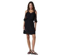 Koroshi Vestido Corto Negro para Mujer, de Color Black, Talla S