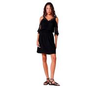 Koroshi Vestido Corto Negro para Mujer, de Color Negro, Talla XL