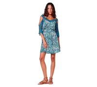 Koroshi Vestido Corto Turquesa para Mujer, de Color Turquesa, Talla S