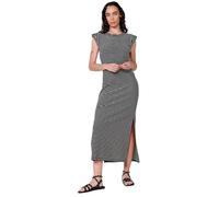 Koroshi Vestido Largo de Rayas para Mujer en Color Negro, de Color Negro, Talla XL