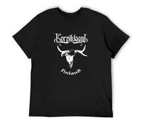 Korpiklaani We Eat Iron Unisex T-Shirt Printed tee Black Mens Top Shirt 3XL
