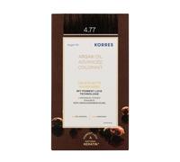 KORRES Aceite de Argán Coloración Capilar Avanzada Dark Chocolate / Marrón Chocolate Intensivo 4.77 Color para cabello 1 piezas