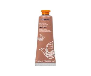 KORRES ALMOND NUT Crema de Manos, Rico Cuidado de Manos con Aceite de Almendras Dulces, Aroma Cálido de Almendra, Libre de Silicona y Parabenos, Hidratante y Nutritivo, Tamaño de Viaje Práctico, 50 ml