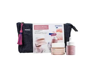 KORRES Apothecary Wild Rose Radiante Tez - Expert Duo - Juego de crema de día de 40 ml y refuerzo de 2 fases de 15 ml para un brillo suave y una piel uniforme, sin silicona ni parabenos, vegano