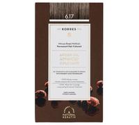 KORRES Argan Oil Colorant - tinte sin amoniaco con aceite de argán orgánico Rubio Oscuro Beige 6.17-100% cobertura de canas & vegano para un resultado de color duradero