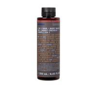 KORRES ATHENIAN GROOMING Champú y gel de ducha 2 en 1 para hombre, hidratante y desenredante, con notas tonificantes de bergamota fresca y cuero, sin siliconas ni parabenos, 250 ml.