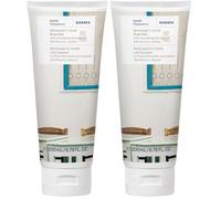 KORRES BERGAMOT PEAR Leche corporal con aceite de almendras nutritivo, para 24 horas de cuidado y suavidad, vegana, sin siliconas ni parabenos, 200 ml (Paquete de 2)