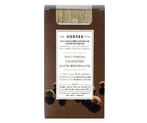 Korres Capillaire Coloración Permanente Rubio Claro Ceniza 8.1