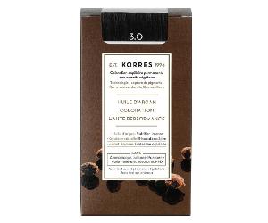 Korres Capillare Coloración Permanente Castaño Oscuro Natural 3.0