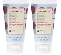 Korres Crema De Manos Anti Manchas (Aceite De Almendras Y Vitamina C) - 75 ml. (Paquete de 2)