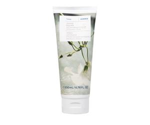 KORRES JASMINE Bodymilk con aceite de almendras nutritivo, con aroma floral de delicado jazmín, para 24 horas de cuidado y suavidad, vegano, sin siliconas ni parabenos, 200 ml