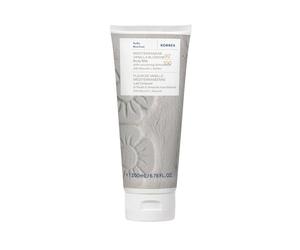 KORRES MEDITERREANIAN VANILLA BLOSSOM Leche corporal con aceite de almendras nutritivo, vainilla y flores, para 24 horas de cuidado y suavidad, vegana, sin siliconas ni parabenos, 200 ml