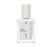 KORRES No No Nail Polish 01 Pure White: esmalte de uñas vegano 10-Free con efecto gel, alto poder cubriente y brillo brillante, resistente a las grietas, 11 ml