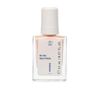 KORRES No No Nail Polish 20 Peach Blush: esmalte de uñas vegano 10-Free con efecto gel, alto poder cubriente y brillo brillante, resistente a las grietas, 11 ml