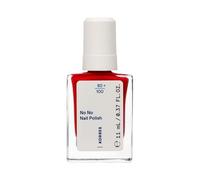 KORRES No No Nail Polish 48 Coral Red: esmalte de uñas vegano 10-Free con efecto gel, alto poder cubriente y brillo brillante, resistente a las grietas, 11 ml