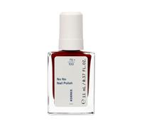 KORRES No No Nail Polish 57 Wine Red: esmalte de uñas vegano 10-Free con efecto gel, alto poder cubriente y brillo brillante, resistente a las grietas, 11 ml