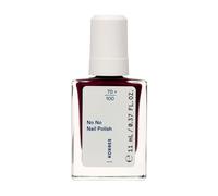 KORRES No No Nail Polish 59 Burgundy Red: esmalte de uñas vegano 10-Free con efecto gel, alto poder cubriente y brillo brillante, resistente a las grietas, 11 ml