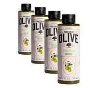 KORRES Olive & Honey Pear Gel de ducha, gel de ducha nutritivo con aceite de oliva y extracto de pera, hidratante y dermatológicamente testado, limpiador suave para todo tipo de pieles, vegano 250 ml