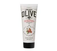 KORRES OLIVE & POMEGRANATE leche corporal hidratante para una piel flexible, con aceite de oliva virgen extra, con perfume de granada, vegana, sin siliconas ni parabenos, 200 ml
