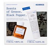 KORRES Pimienta Negra EDT 50ml + Bálsamo para Después del Afeitado 125ml Jueg...